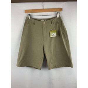 REI Womens Stretch Basecamp Shorts Buckskin Size 8